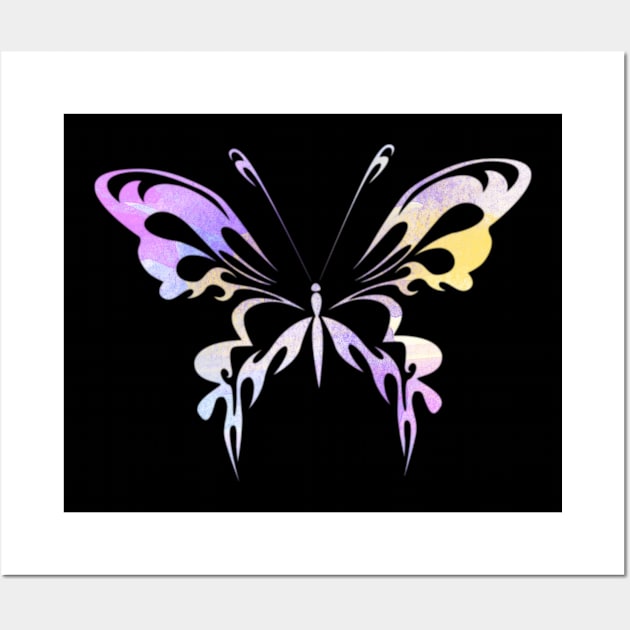 Watercolor Butterfly Insects Science Gift Wall Art by twizzler3b